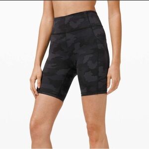 Lululemon Invigorate High-Rise Short- black camo